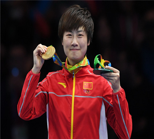 丁宁4-3力克李晓霞加冕女单大满贯 夺中国第10金