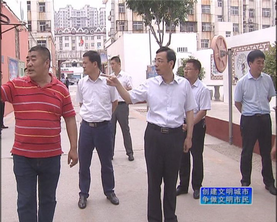 我区“三化”助推文明城市创建再深入