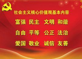 24字社会主义核心价值观