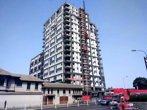 正在建设中的楼房。<a target='_blank' href='http://www.chinanews.com/' >中新网</a>记者 李金磊 摄