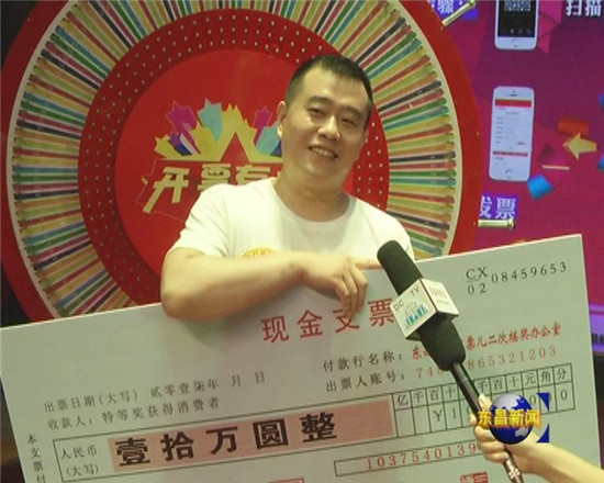“购物留发票 月月中大奖”首期开奖 大奖得主揭晓