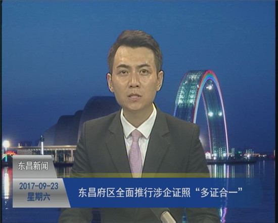 东昌府区全面推行涉企证照“多证合一”
