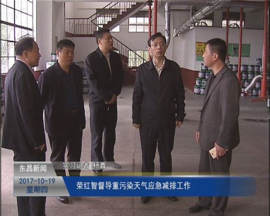 荣红智督导重污染天气应急减排工作