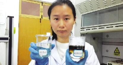 聊城水质检测部门做实验揭穿净水器推销背后的骗局 自来水电解后变黑，水质差？假的！