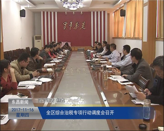 全区综合治税专项行动调度会召开