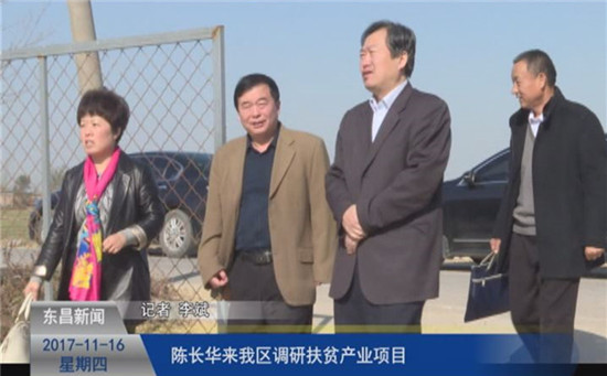 陈长华来我区调研扶贫产业项目