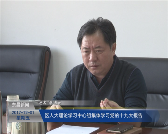 区人大理论中心组集中学习党的十九大报告