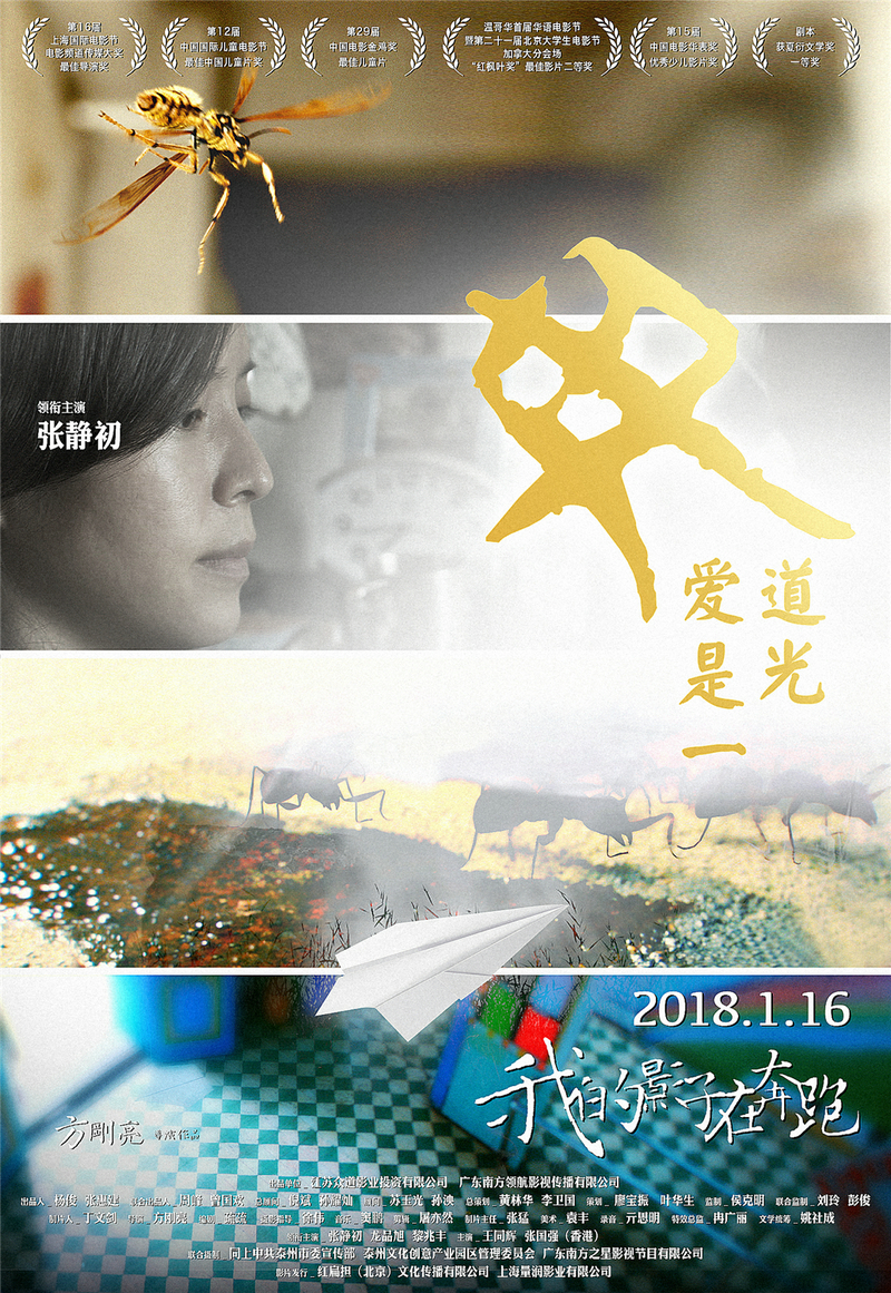 《我的影子在奔跑》海报脉脉母爱温暖寒冬