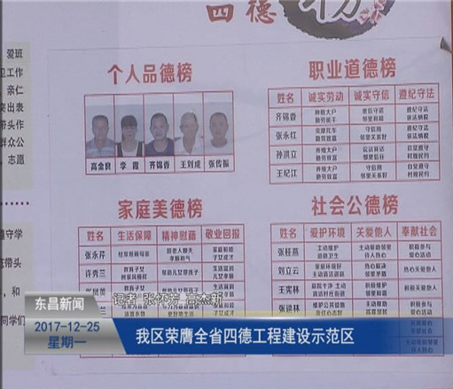 我区荣膺全省四德工程建设示范区