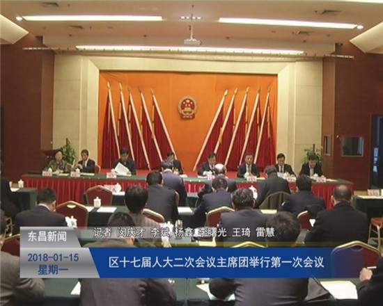 区十七届人大二次会议主席团举行第一次会议
