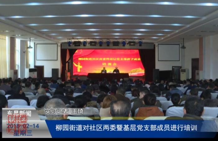 柳园街道对社区两委暨基层党支部成员进行培训