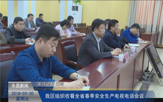 我区组织收看全省春季安全生产电视电话会议