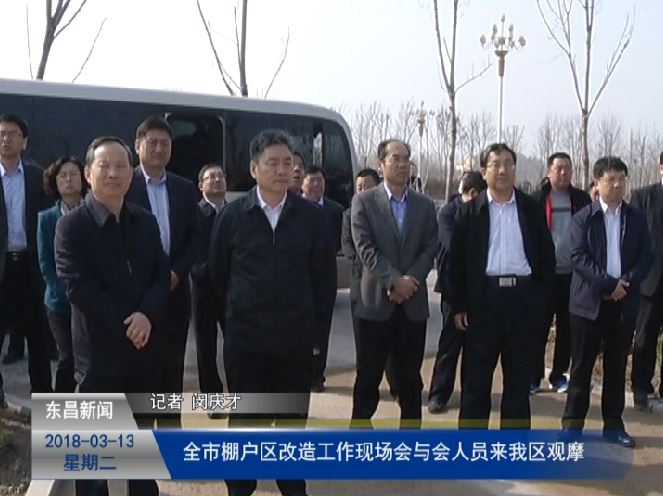 全市棚户区改造工作现场会与会人员来我区观摩
