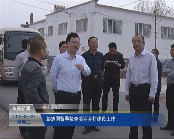 彭志国督导检查美丽乡村建设工作