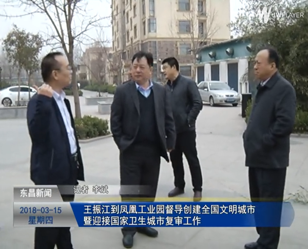 王振江到凤凰工业园督导创建全国文明城市暨迎接国家卫生城市复审工作