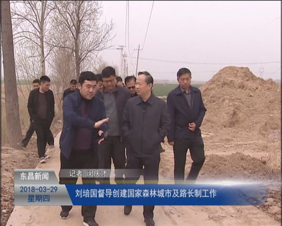 刘培国督导创建国家森林城市及路长制工作