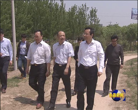 荣红智督导检查我区“河长制”工作