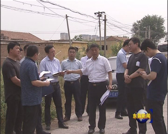 贾相云现场督导棚户区改造工作