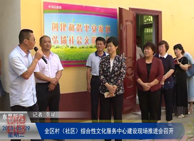 全区村（社区）综合性文化服务中心建设现场推进会召开