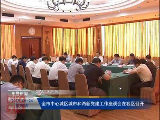 全市中心城区城市和两新党建工作座谈会在我区召开