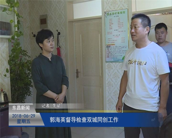 郭海英督导检查“双城同创”工作