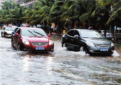 受第4号台风影响 海南迎大范围强降雨