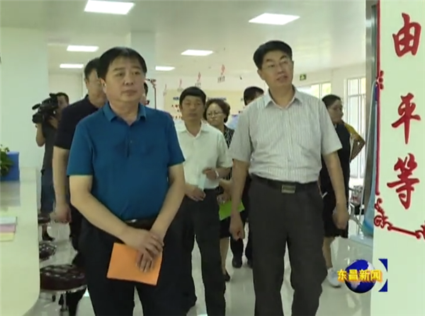 王广柱带领市政协视察组来我区视察创城工作