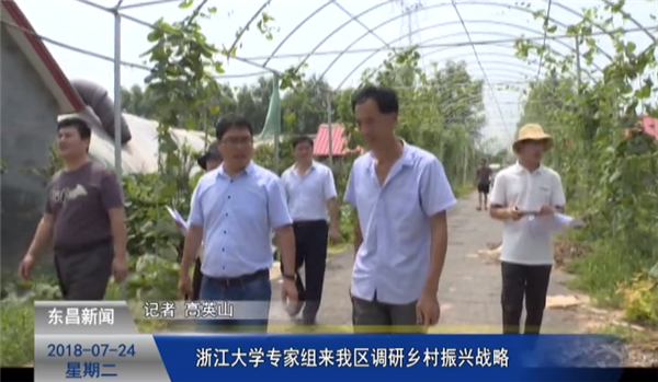 浙江大学专家组来我区调研乡村振兴战略
