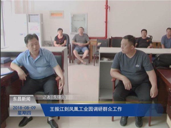 王振江到凤凰工业园调研群众工作