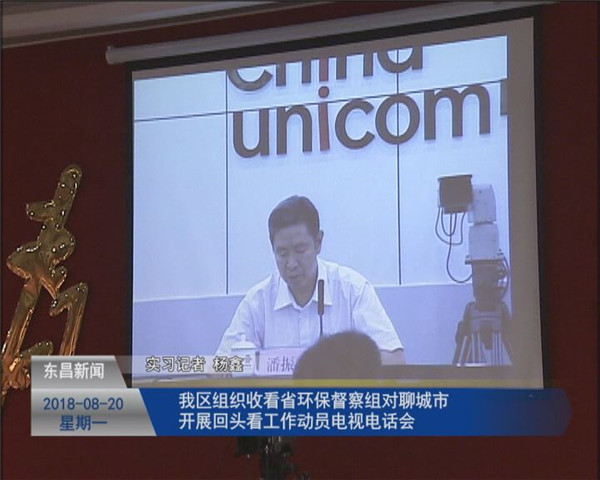 我区组织收看省环保督察组对聊城市开展“回头看”工作动员电视电话会