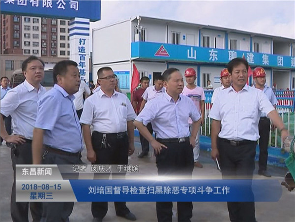 刘培国督导检查扫黑除恶专项斗争工作