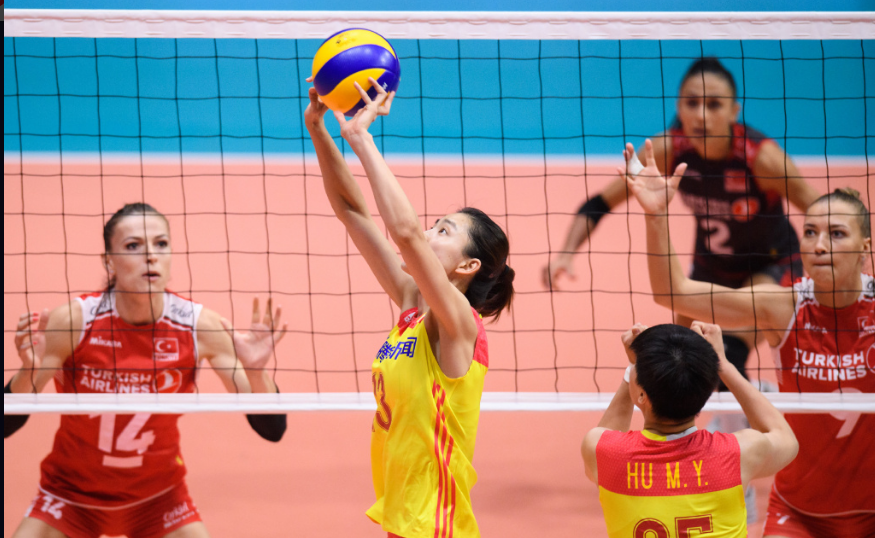 年轻没有失败！中国女排1-3不敌土耳其 将争瑞士赛第5