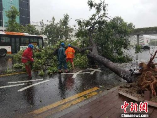 “山竹”致华南多地狂风暴雨 停运高铁今起逐步恢复