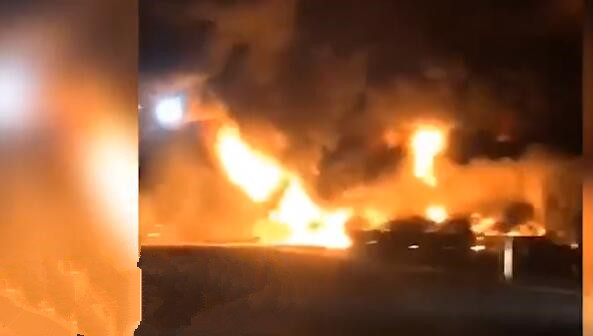 天津大港仓库火灾已被扑灭 未造成人员伤亡