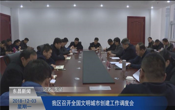 我区召开全国文明城市创建工作调度会