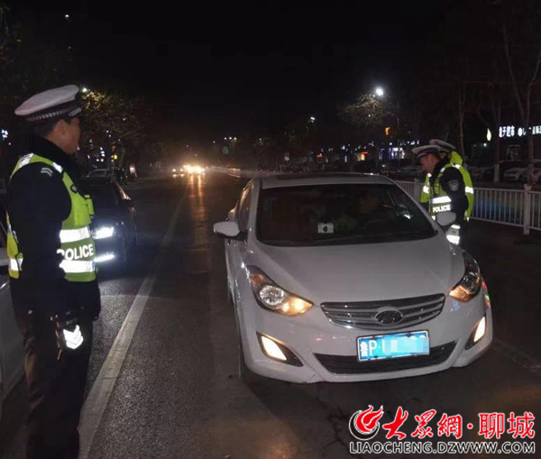 严打酒驾醉驾集中行动 聊城一天查获酒驾64起