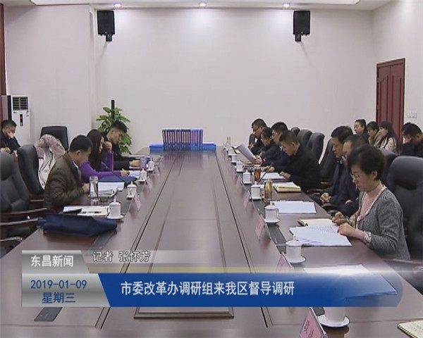 市委改革办调研组来我区督导调研