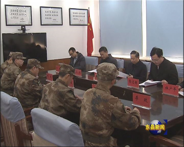 刘培国慰问区人武部官兵 共叙浓浓军民鱼水情
