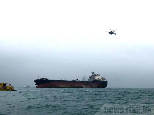 香港海面一货轮爆炸起火1死4伤 仍有2人失踪(图)