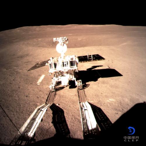 两器顺利分离 玉兔二号在月背留下人类探测器第一道印迹