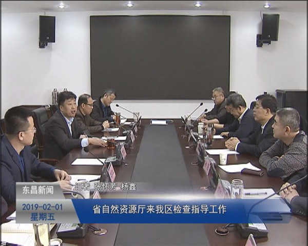 省自然资源厅来我区检查指导工作