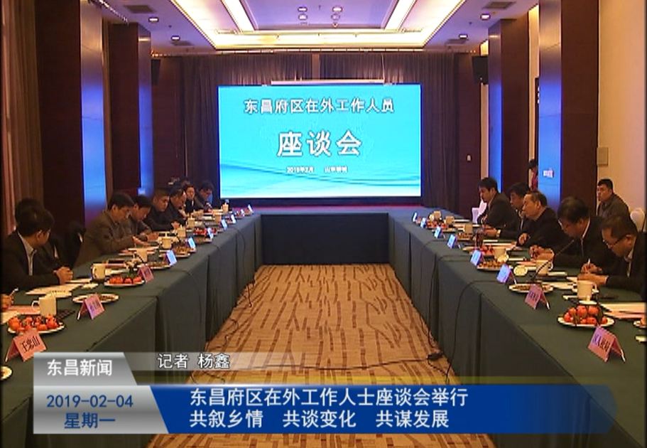 东昌府区在外工作人士座谈会举行共叙乡情  共谈变化  共谋发展