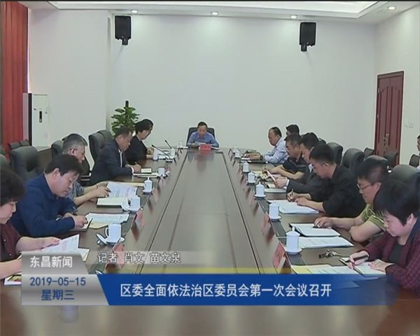区委全面依法治区委员会第一次会议召开