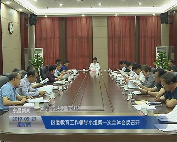 区委教育工作领导小组第一次全体会议召开