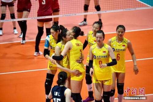资料图:中国女排在比赛中。<a target='_blank' href='http://www.chinanews.com/'>中新社</a>记者 李志华 摄 资料图:中国女排在比赛中。<a target='_blank' href='http://www.chinanews.com/'>中新社</a>记者 李志华 摄
