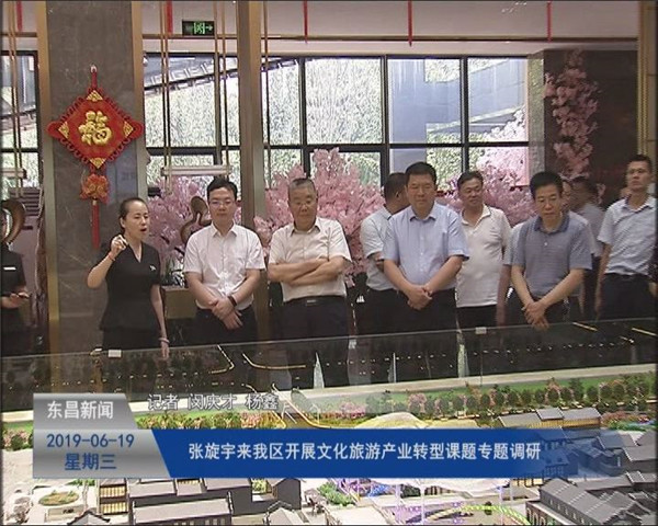 张旋宇来我区开展文化旅游产业转型课题专题调研
