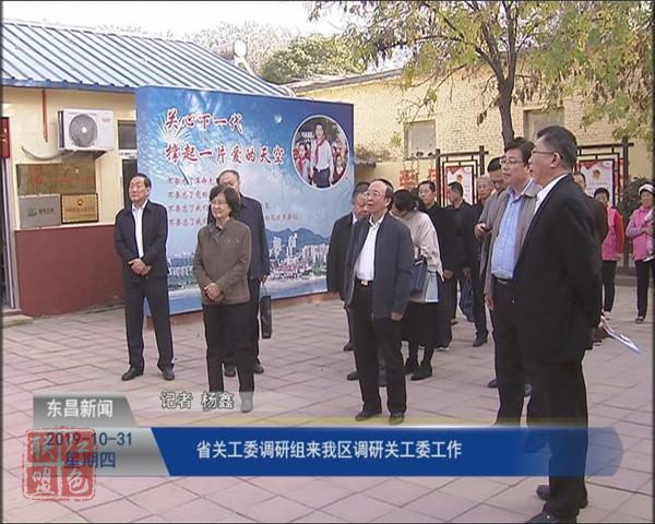 省关工委调研组来我区调研关工委工作