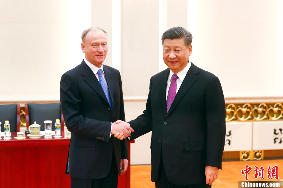 习近平会见俄罗斯联邦安全会议秘书帕特鲁舍夫
