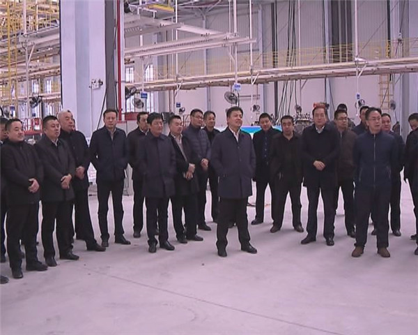 东阿县考察团来我区考察重点项目建设工作