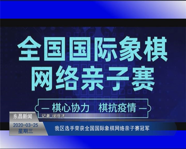 我区选手荣获全国国际象棋网络亲子赛冠军